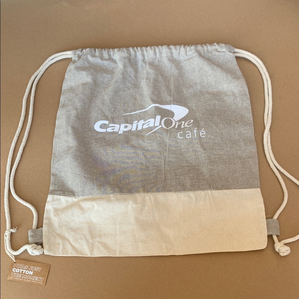 Capital one cafe cotton backpack